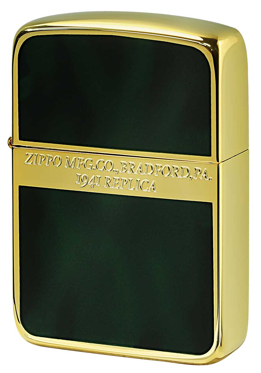 Zippo ジッポー 1941レプリカ Gold Green ゴールド グリーン 41GD-GRM