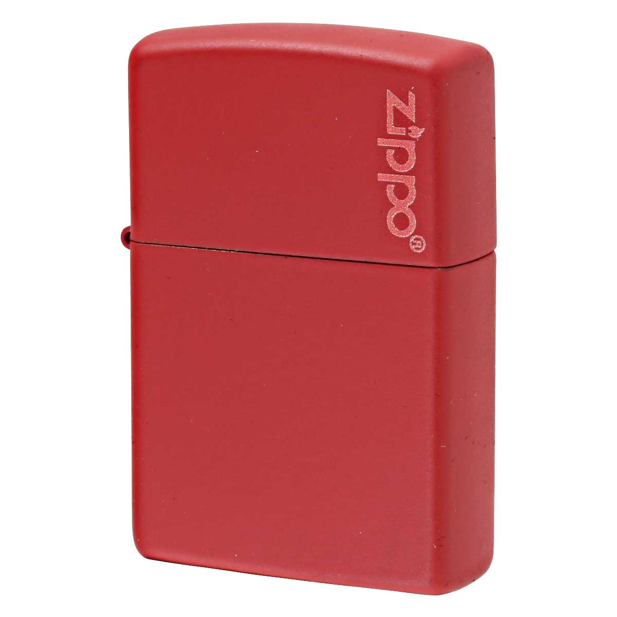 Zippo ジッポー レッド マット ジッポ ロゴ Red Matte Zippo Logo 233ZL メール便可