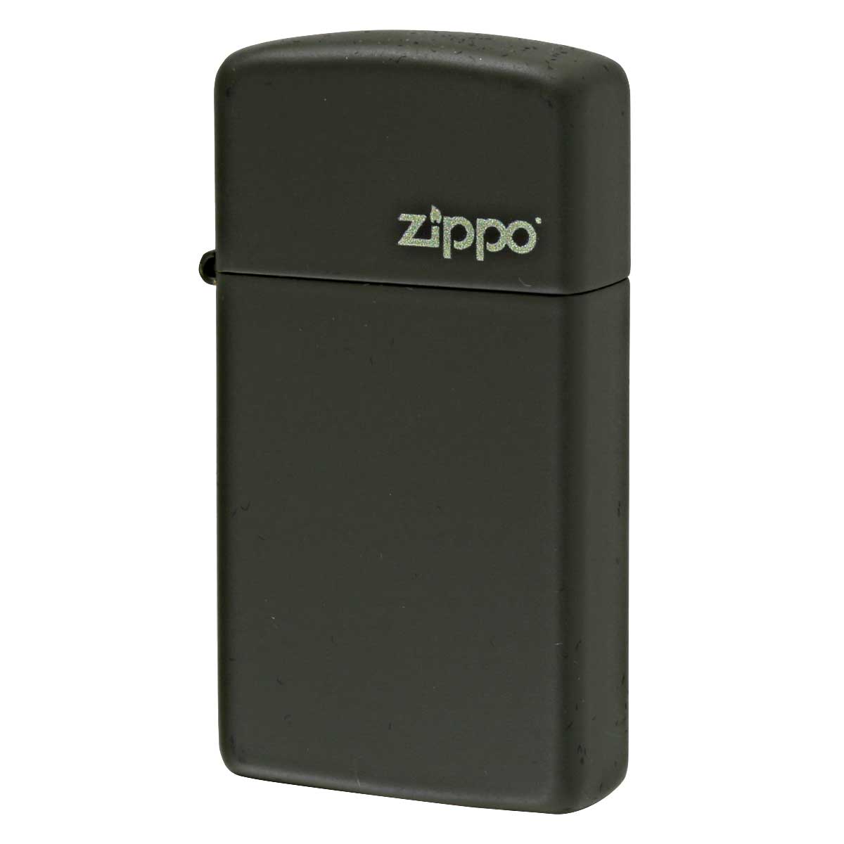 Zippo ジッポー スリム グリーン マット ジッポ ロゴ SLIM Green Matte Zippo Logo 1627ZL メール便可