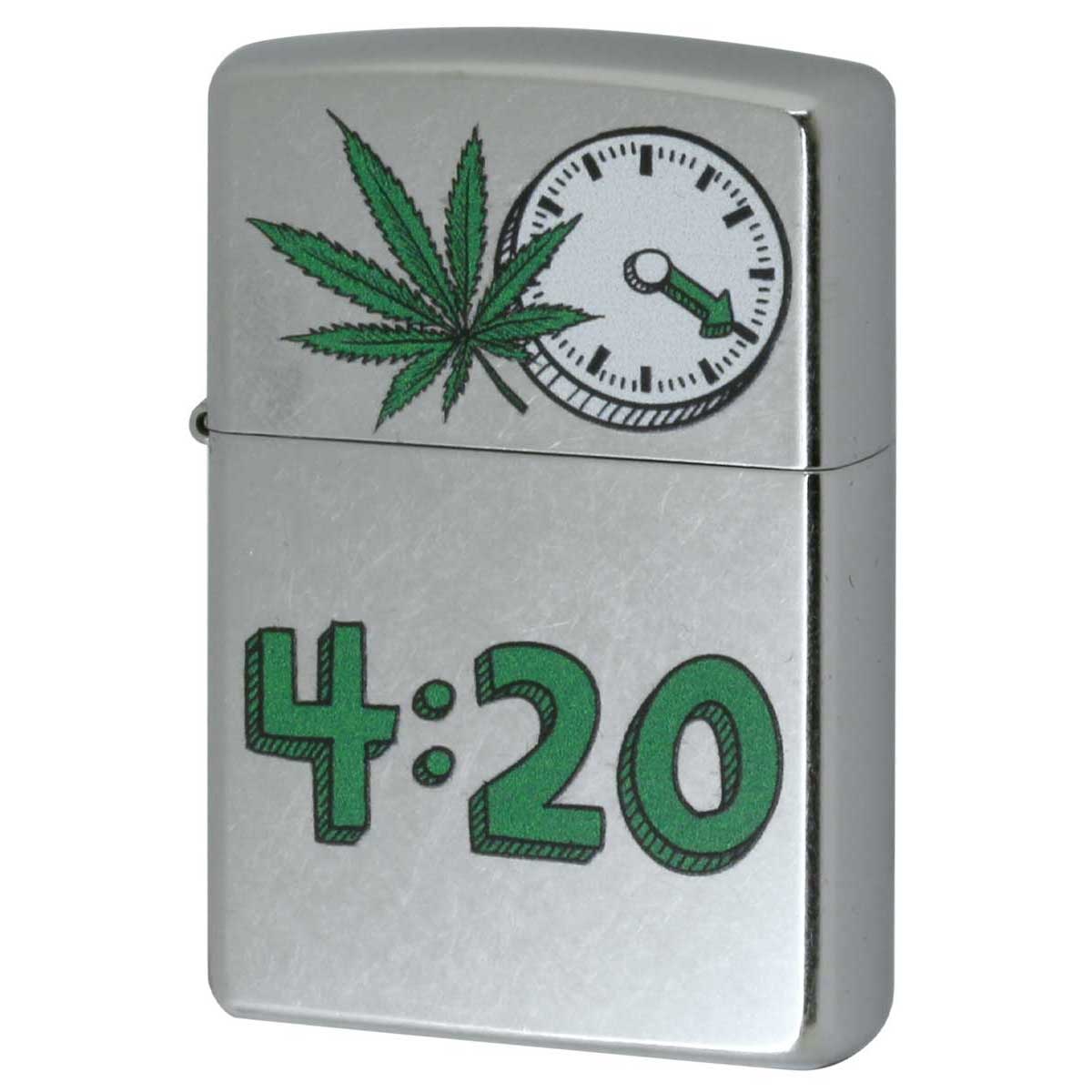 Zippo ジッポー マリファナ Marijuana Leaf Series 4時20分 Z207-112477 メール便可