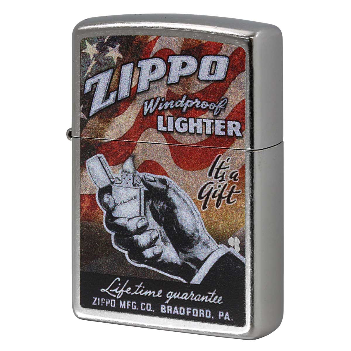 Zippo ジッポー オールドポスター風 It is gift. アメリカ加工 Processing in USA Z207-119575 メール便可