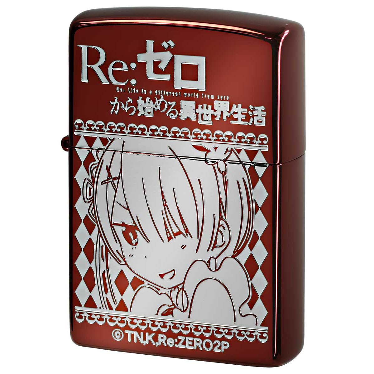 Zippo ジッポー リゼロ Re:ゼロから始める異世界生活 キャラ アニメ パチンコ パチスロ オフィシャルライセンス品 Red ラム