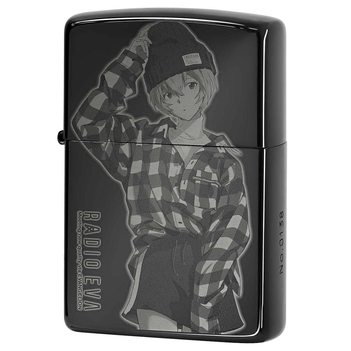 Zippo ジッポー エヴァンゲリオン 10周年記念 ラジオエヴァ キャラ アニメ RADIO EVA 10th 2nd ANNIVERSARY シリアル番号 オフィシャルライセンス品 レイ