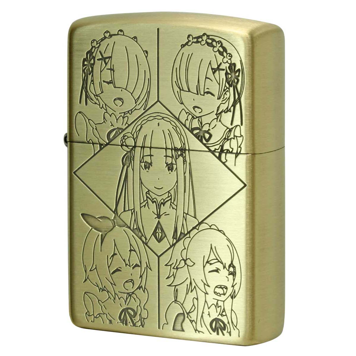 Zippo ジッポー リゼロ Re:ゼロから始める異世界生活 キャラ アニメ パチンコ パチスロ オフィシャルライセンス品 エミリア with メイド