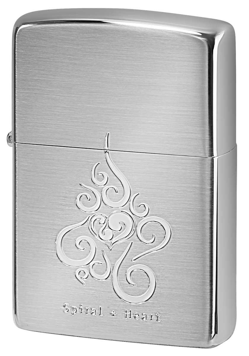 Zippo ジッポー Spiral Heart Chaos スパイラルハート カオス 1201S810 メール便可