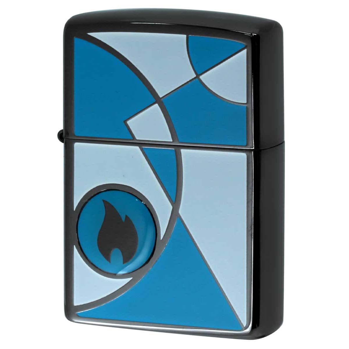 Zippo ジッポー 炎 アイコンフレーム モザイク ブラック ブルー ホワイト Mosaic BK BL WH 1201S856