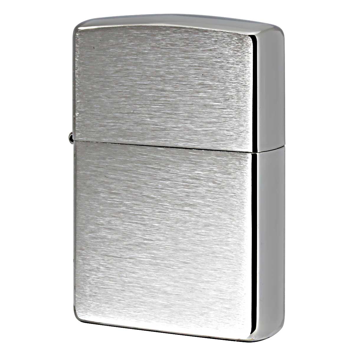 Zippo ジッポー 無地 シルバー つや消し ブラッシュドクローム Brushed Chrome No.200 メール便可