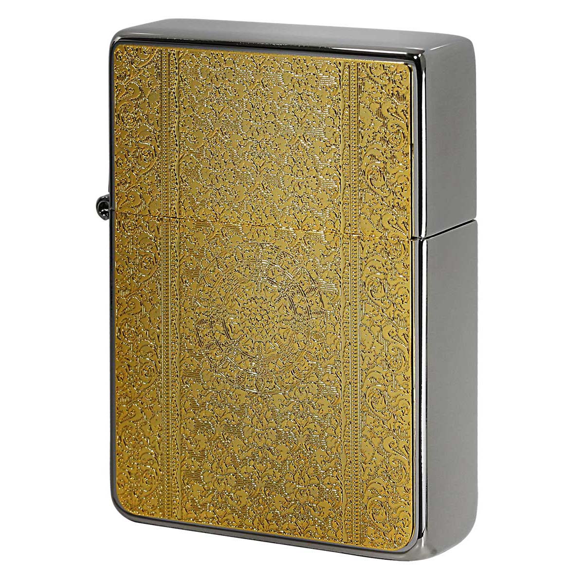Zippo ジッポー 1935レプリカ ダマスク柄 ゴールド DAMASK White Nickel & Metal C G・G