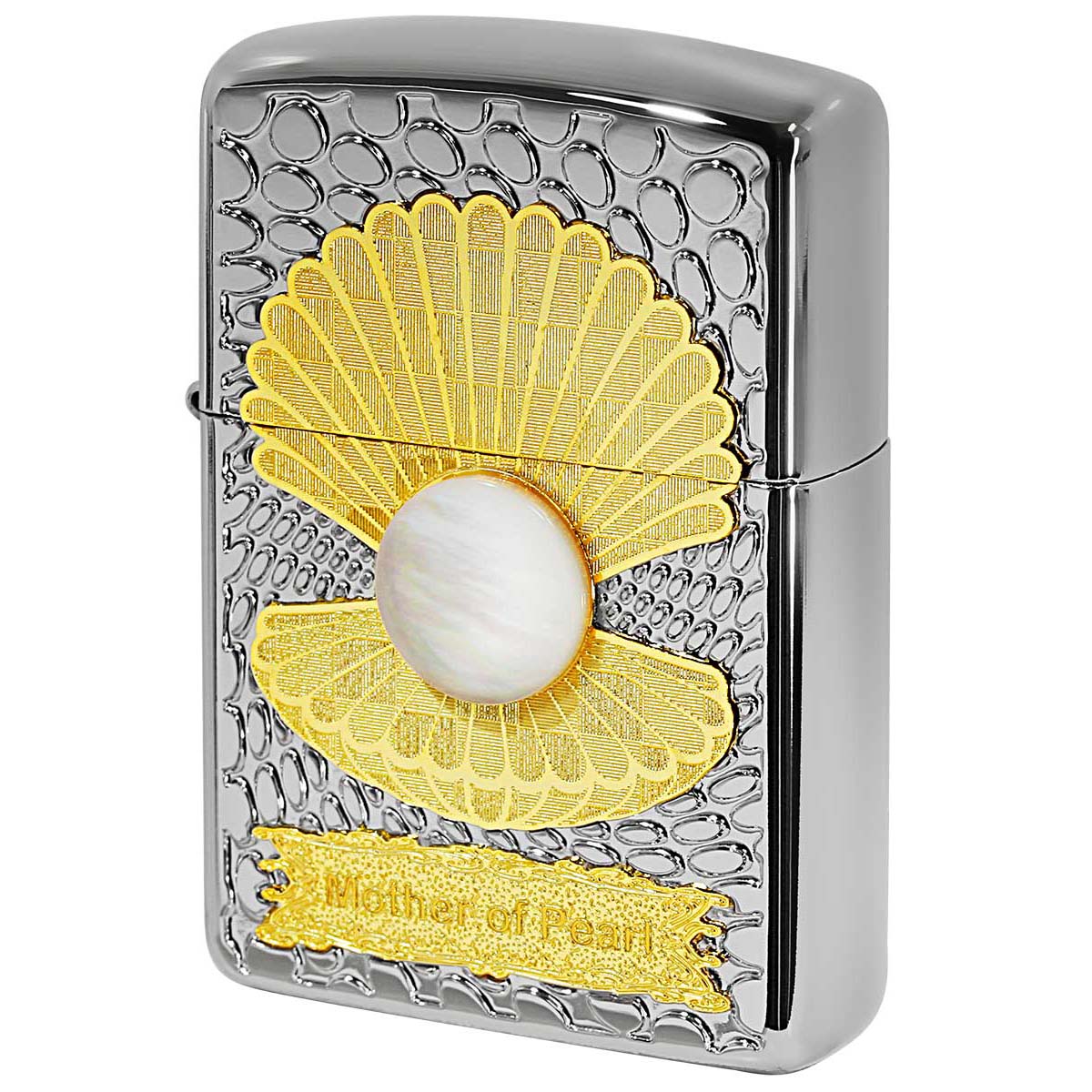 Zippo ジッポー アーマー 白蝶貝 パール 3ピースメタル ARMOR Mother of Pearl WH