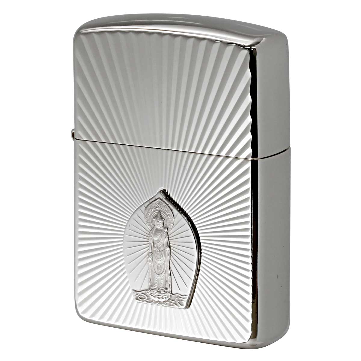 Zippo ジッポー ARMOR アーマー 純銀1000プレート貼り 観世音菩薩