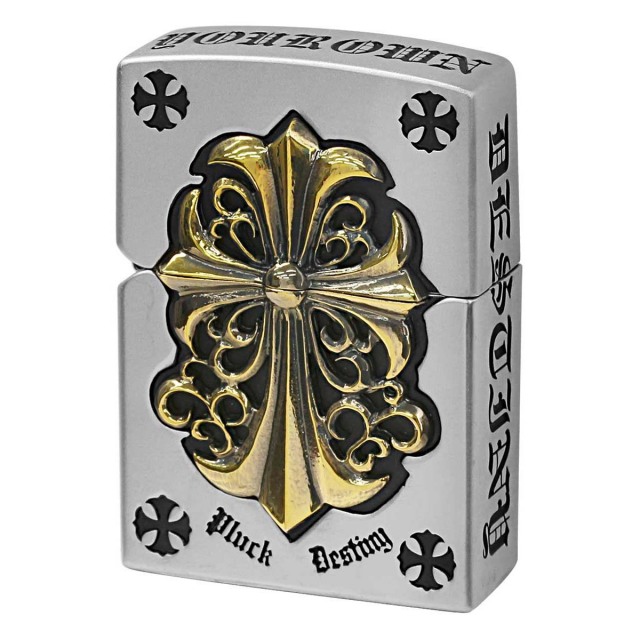 Zippo ジッポー クロス 十字架 フルメタル ジャケット ゴールド Full Metal Jacket CROSS 2FMJN-CRG20
