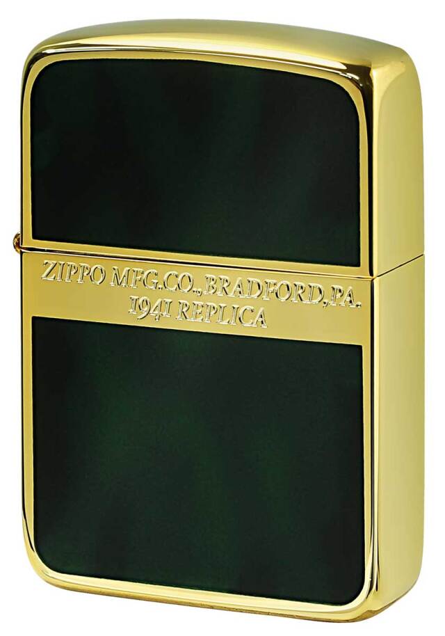 Zippo ジッポー 1941レプリカ Gold Green ゴールド グリーン 41GD-GRM