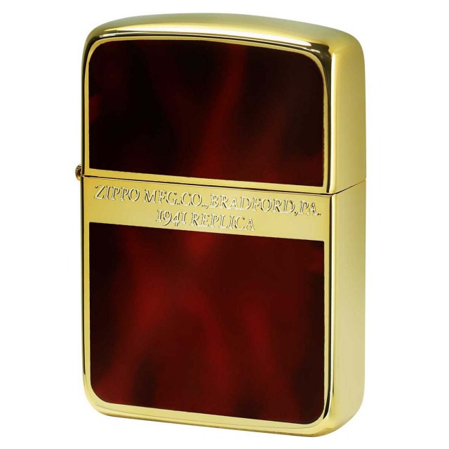 Zippo ジッポー 1941レプリカ マーブル 大理石調 ゴールド ブラウン Gold Brown 41GD-BWM