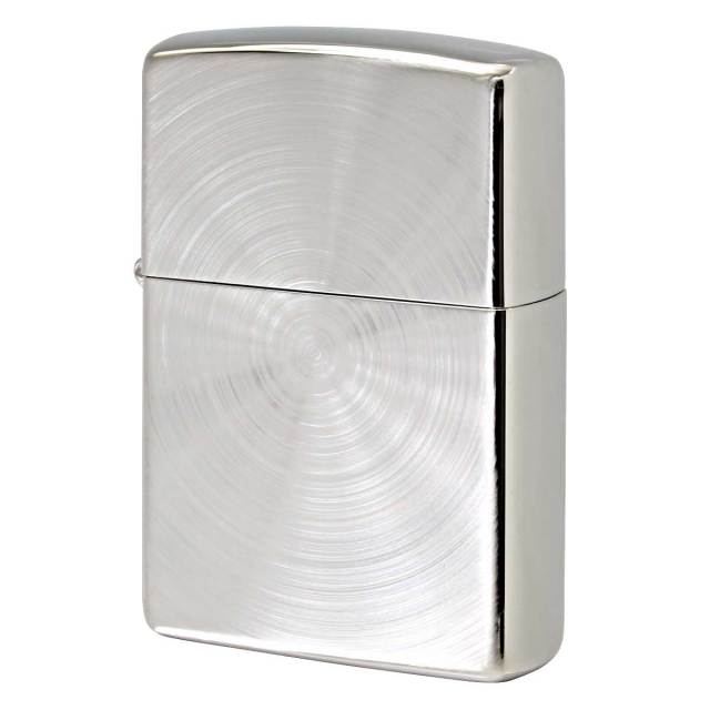 Zippo ジッポー スピン カット シルバー SPIN CUT 両面加工 200SPIN メール便可