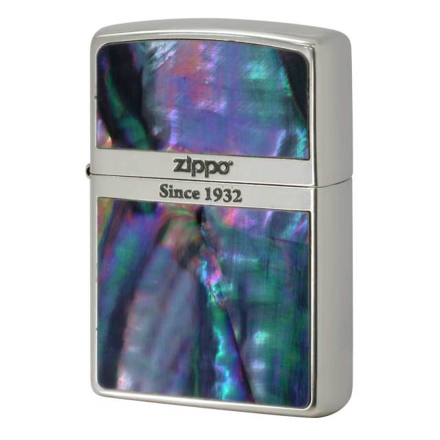 Zippo ジッポー シェル 貝 シルバー ラインシェルフィッシュ Line Shellfish 2SV-LNSF