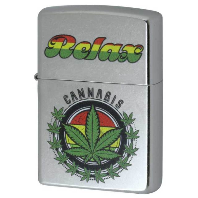 Zippo ジッポー マリファナ Marijuana Leaf Series Relax Leaf Z207-112481 メール便可