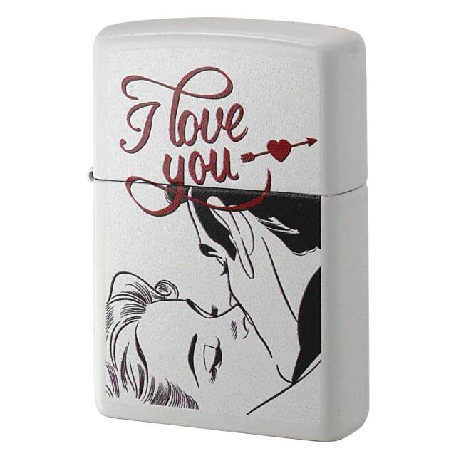 Zippo ジッポー I Love you. KISS アメリカ加工 Processing in USA Z214-119772 メール便可