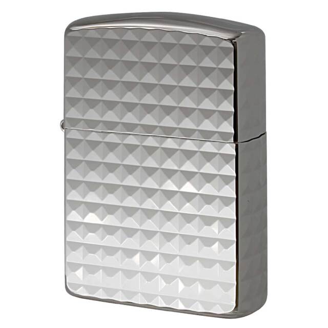 Zippo ジッポー ARMOR ＃162 アーマー ダイヤカット 銀メッキ 162S-4DC