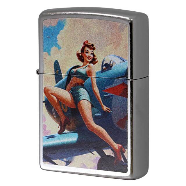 Zippo ジッポー NOSE ART Pin Up Girl Woman ノーズアート ピンナップガール セクシー Z207-125621 メール便可