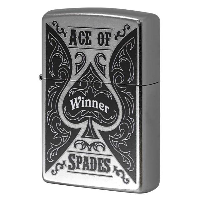 Zippo ジッポー ACE OF SPADES エース スペード トランプ柄 Z207-125615 メール便可