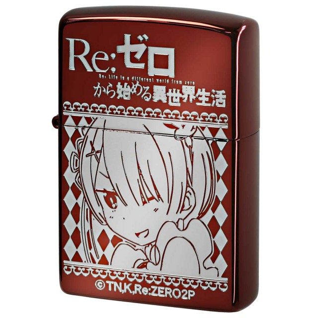 Zippo ジッポー リゼロ Re:ゼロから始める異世界生活 キャラ アニメ パチンコ パチスロ オフィシャルライセンス品 Red ラム