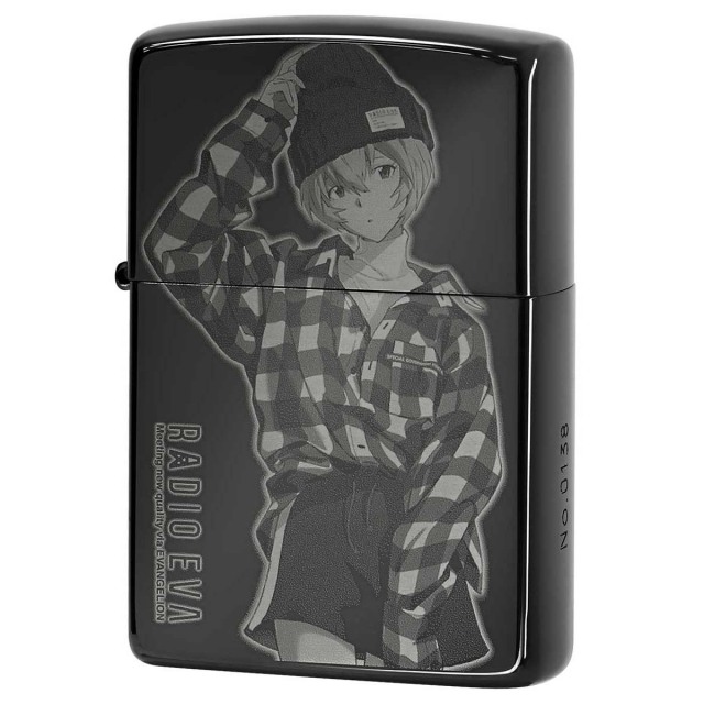 Zippo ジッポー エヴァンゲリオン 10周年記念 ラジオエヴァ キャラ アニメ RADIO EVA 10th 2nd ANNIVERSARY シリアル番号 オフィシャルライセンス品 レイ