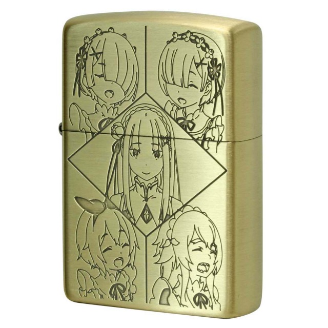 Zippo ジッポー リゼロ Re:ゼロから始める異世界生活 キャラ アニメ パチンコ パチスロ オフィシャルライセンス品 エミリア with メイド