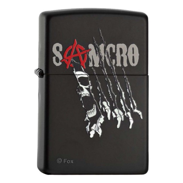 ヨーロッパ直輸入Zippo ジッポー サンズ・オブ・アナーキー アメリカドラマ フォックス FOX Sons of Anarchy プリント加工 60000696 メール便可