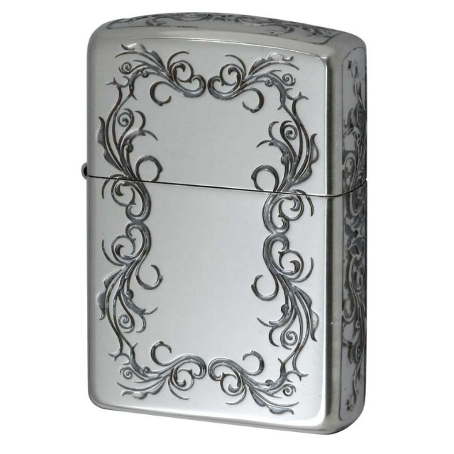 Zippo ジッポー アーマー 5面 アラベスク 唐草 アンテーク風 シルバー ARMOR 5F ARABESQUE SV 1201S477