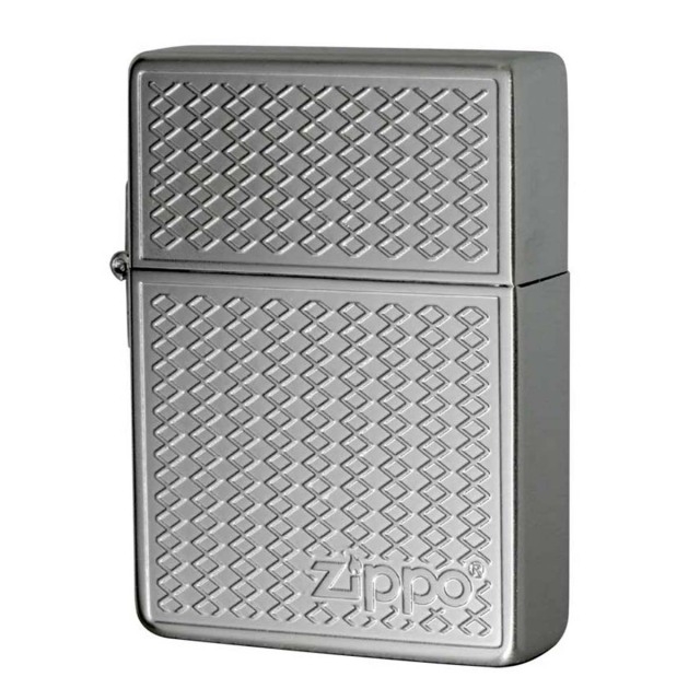 Zippo ジッポー 1935レプリカ グリルメッシュ ニッケルサテン 両面加工 1935 Grill Mesh Nickel SATIN B