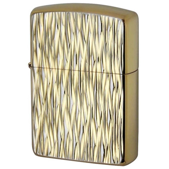 Zippo ジッポー アーマー ヒートヘイズ シルバー ゴールド 両面加工 ARMOR Heat Haze Silver&Gold A SG