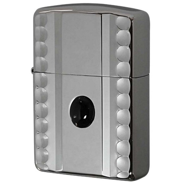 Zippo ジッポー アーマー オニキス 天然石 ネオブラック NC加工 両面加工 ARMOR NC両面彫刻 天然石貼り オニキス Neo Black NC-Onyx WN