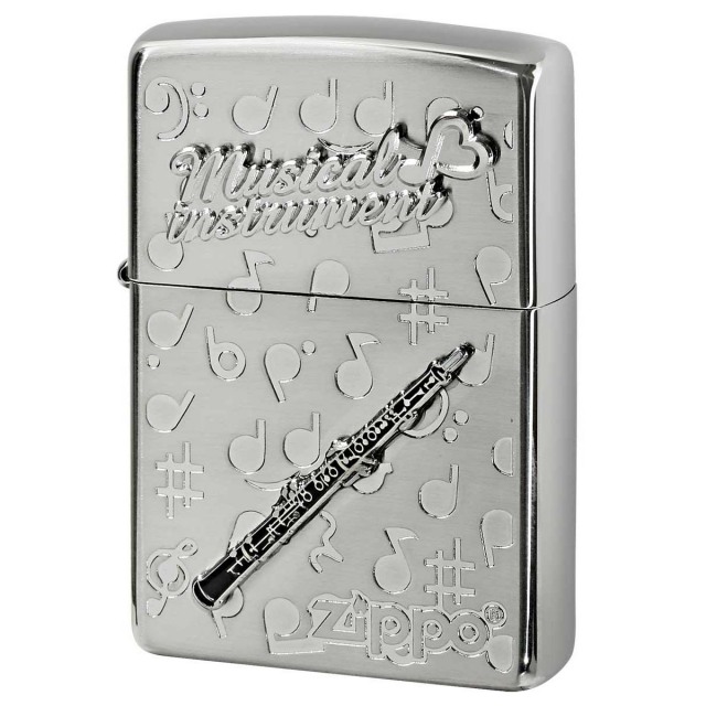 Zippo ジッポー オーボエ 楽器 メタル Musical instrumet White Nickel SATIN WNS-オーボエ