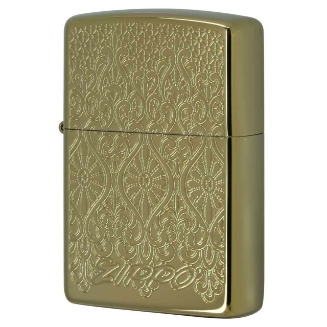 Zippo ジッポー ヨーロピアン レース ゴールド European Lace Titanium Coating Gold
