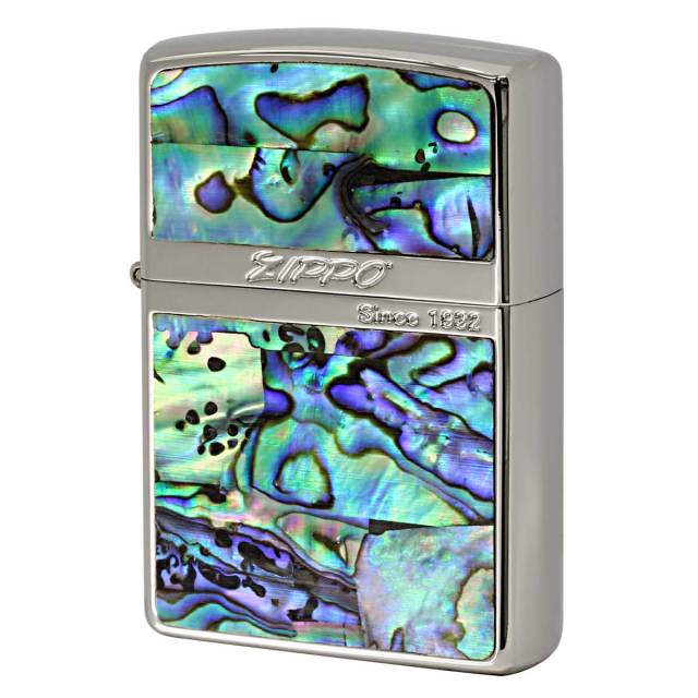 Zippo ジッポー シェル カラーライン 貝 両面加工 レッド SHELL LINE  RD
