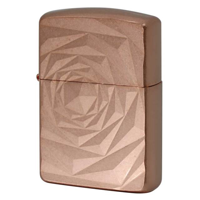 Zippo ジッポー アーマー ローズ 薔薇 バラ カッパー バレル加工 ARMOR Shimmer Rose Cバレル