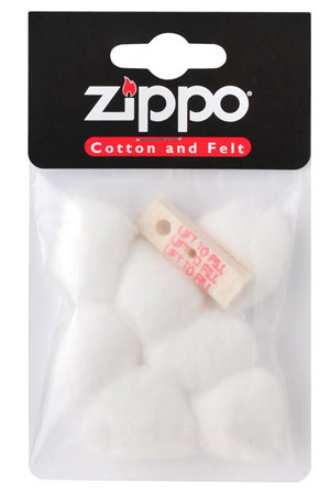 Zippo ジッポー 消耗品 コットン フェルト セット 交換用 純正品 122110 メール便可