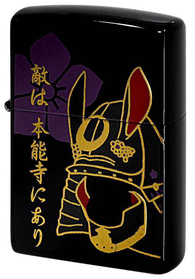 Zippo ジッポー 本金蒔絵シリーズ 明智光秀 2LA-MITSUHIDE1