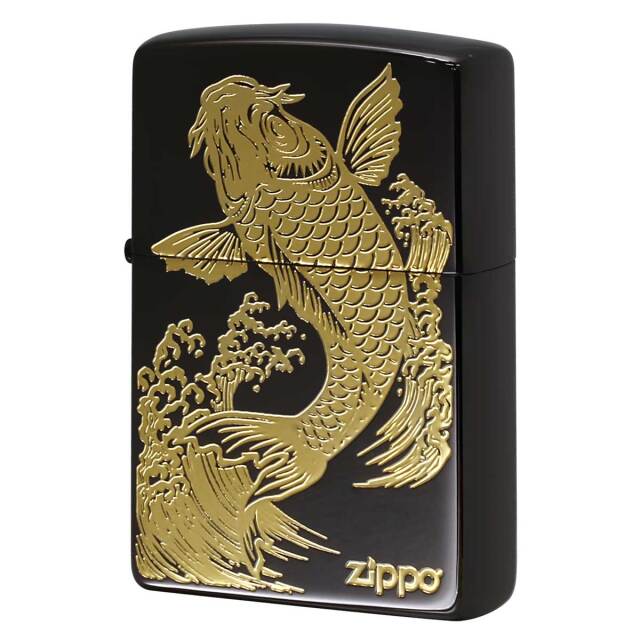 Zippo ジッポー 鯉 カープ CARP ブラック 2BKG-CARP