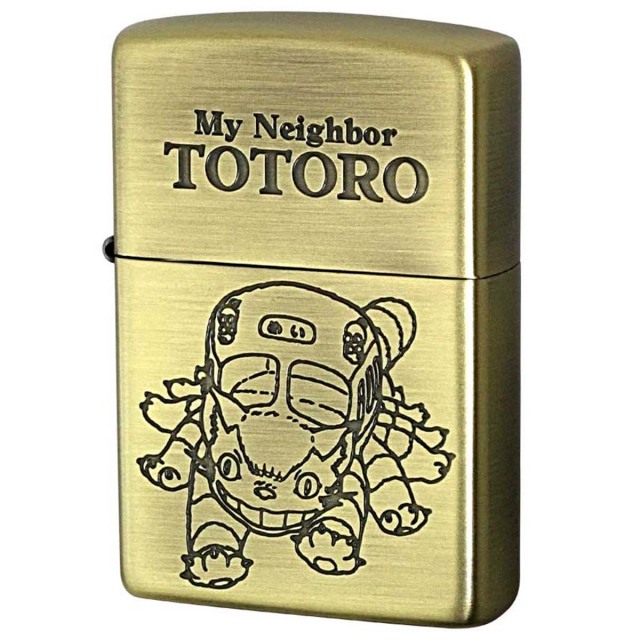 Zippo ジッポー スタジオジブリ となりのトトロ ネコバス3 真鍮 ブラス オフィシャルライセンス品 NZ-22-45