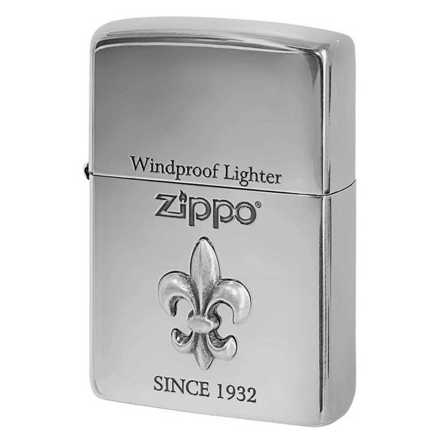 Zippo ジッポー ユリ Yuri 王家の紋章 シルバーいぶし ユリメタル Cross Metal 2YM-1