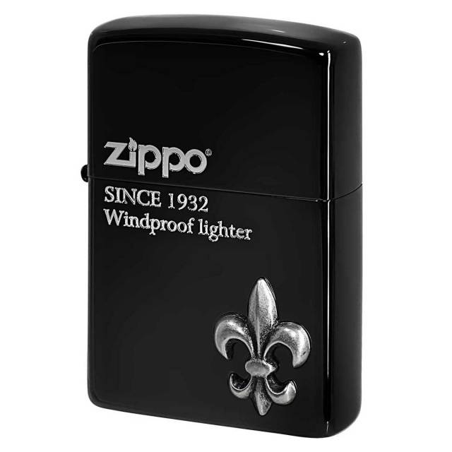 Zippo ジッポー ユリ Yuri 王家の紋章 ブラックニッケル ユリメタル Cross Metal 2YM-2
