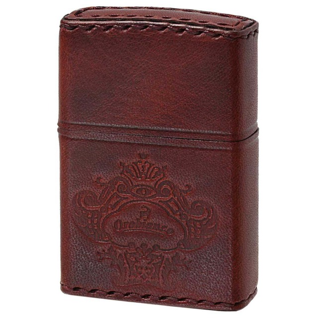Zippo ジッポー オロビアンコ 本牛革 手縫い ダメージレッド Orobianco オフィシャルライセンス品 ORZ-001 RD