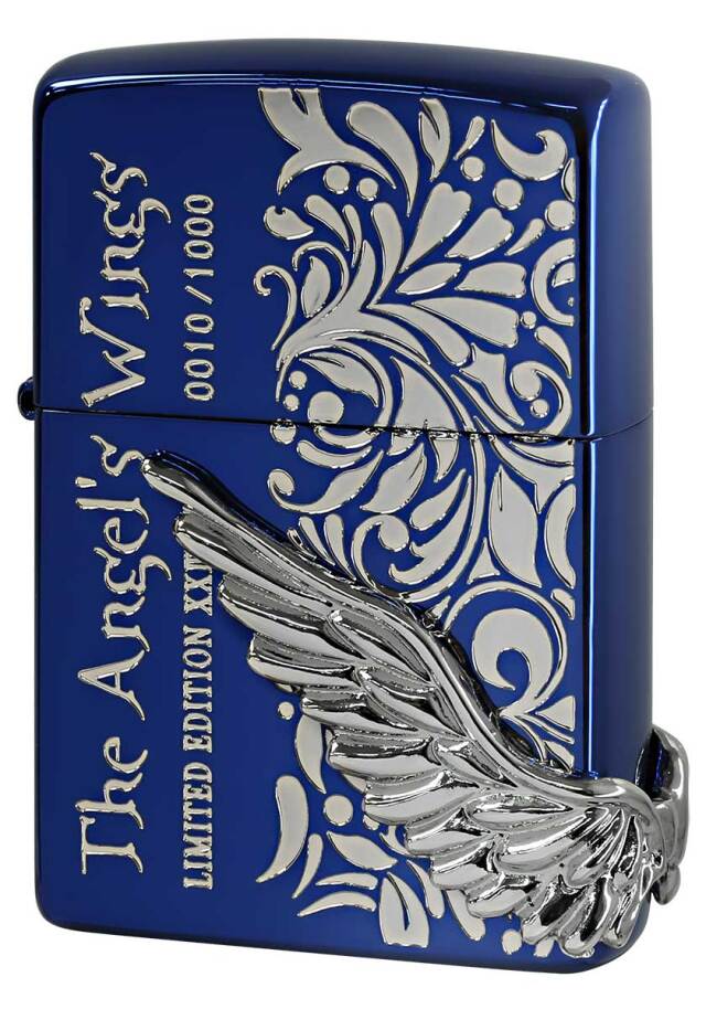 Zippo ジッポー 限定1,000個生産 2022-2023 The Angel's Wings Limted Edition エンジェルウイング ブルー PAW-2023BLS LTD