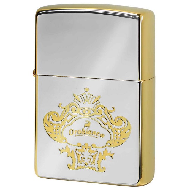 Zippo ジッポー オロビアンコ ロゴデザイン シルバー＆ゴールド Orobianco Logo オフィシャルライセンス品 ORZ-003 SG