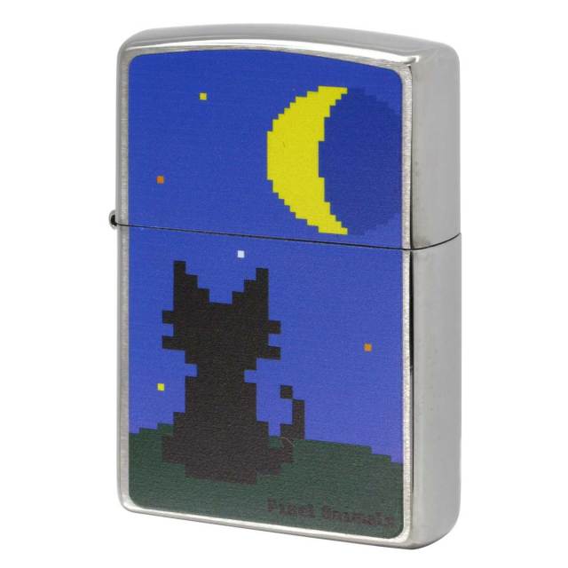 Zippo ジッポー ピクセルアート 猫 キャット アニマル Pixel Animals 2PA-CAT メール便可
