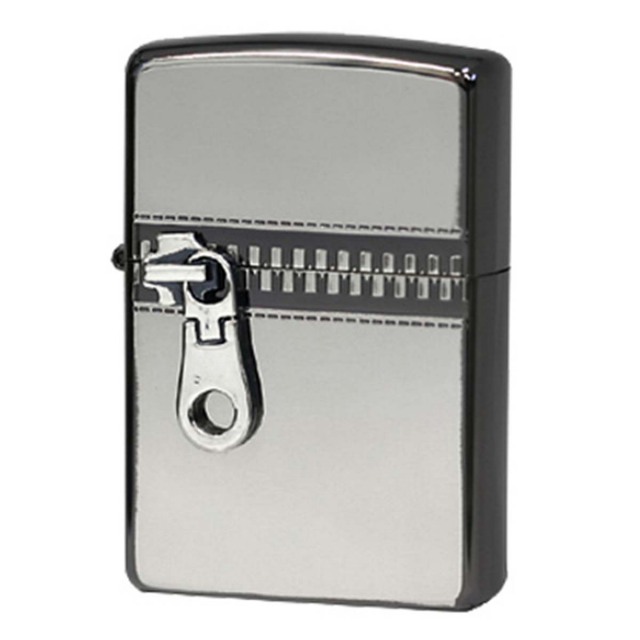 Zippo ジッポー ジッパー メタル 両面加工 ZIPPER ZIPPO ニッケル ブラック NiBイブシ