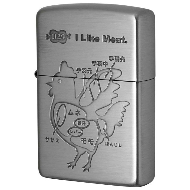 Zippo ジッポー 鳥 チキン 肉 アイ ライク ミート ニッケル古美 I Lile Meet.  チキン Ni