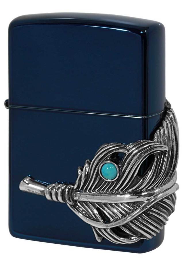 Zippo ジッポー Big Feather Metal ビックフェザーメタル BL イオン