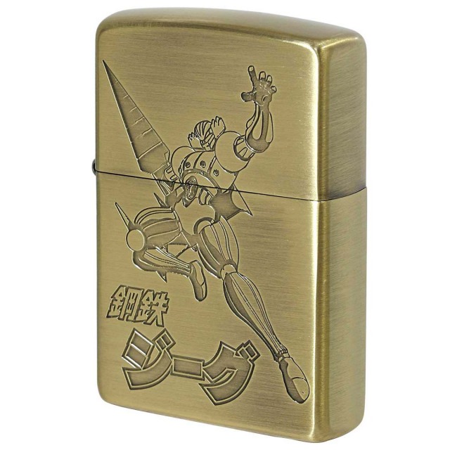 Zippo ジッポー 永井豪 画業50周年 鋼鉄ジーグ アニメ ブラス古美 Go NAGAI 50th A BS メール便可